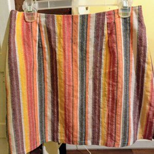 Shein Multi Color Striped Skirt